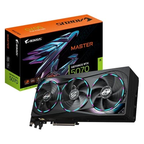 Gigabyte AORUS GeForce RTX 5070 MASTER 12G - Miniature 3