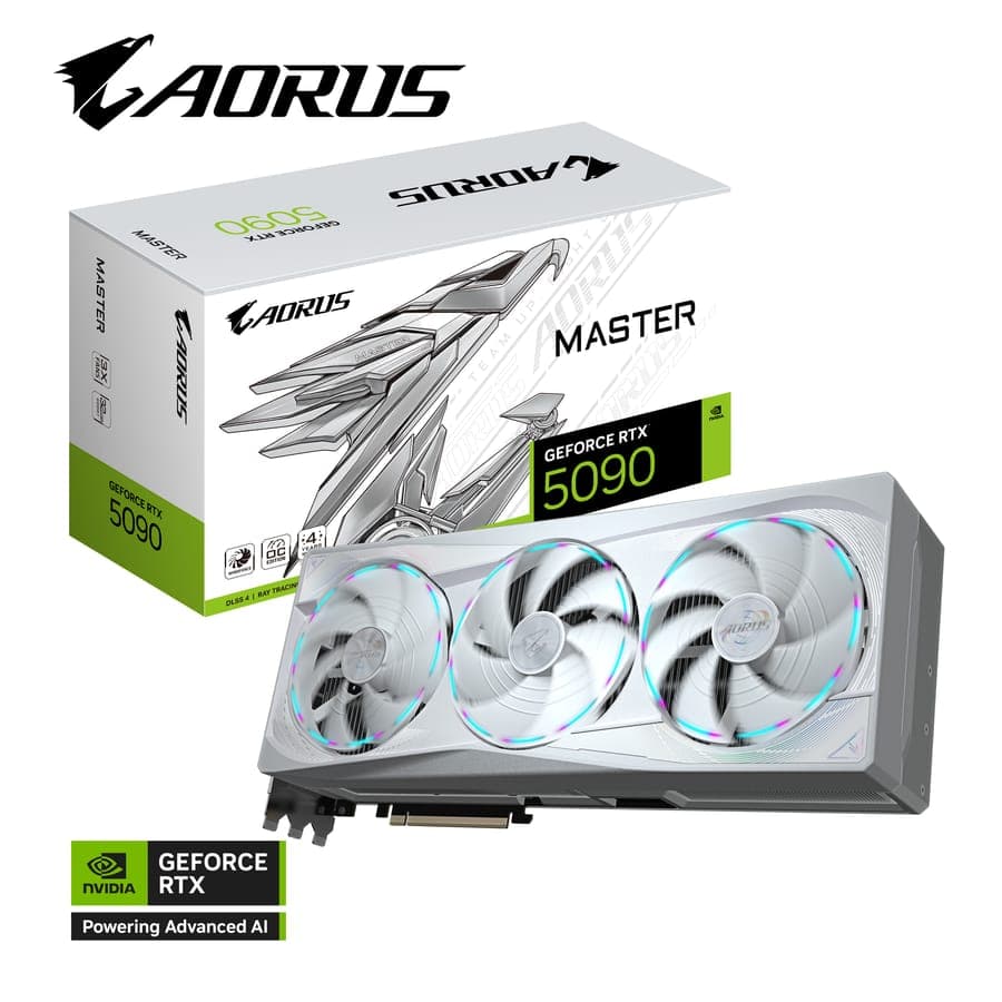 Gigabyte AORUS GeForce RTX 5090 MASTER ICE 32G - Miniature 2