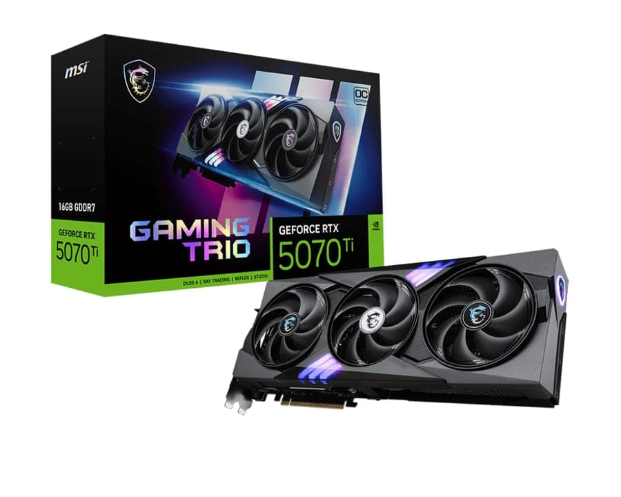 MSI GeForce RTX 5070 Ti 16G GAMING TRIO OC - Miniature 3