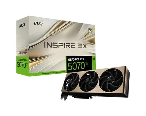 MSI GeForce RTX 5070 Ti 16G INSPIRE 3X OC - Miniature 3